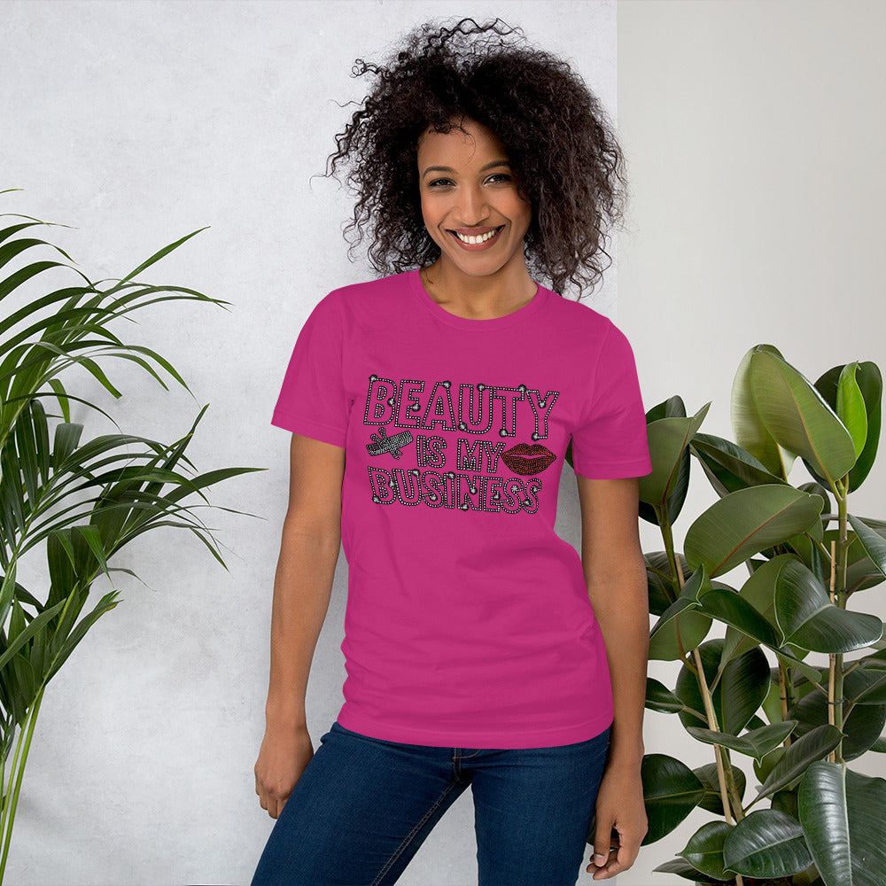 Beauty is My Business (bling) -T-Shirt