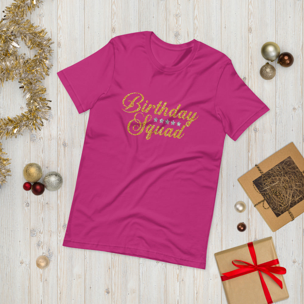 Birthday Squad (gold) - T-Shirt