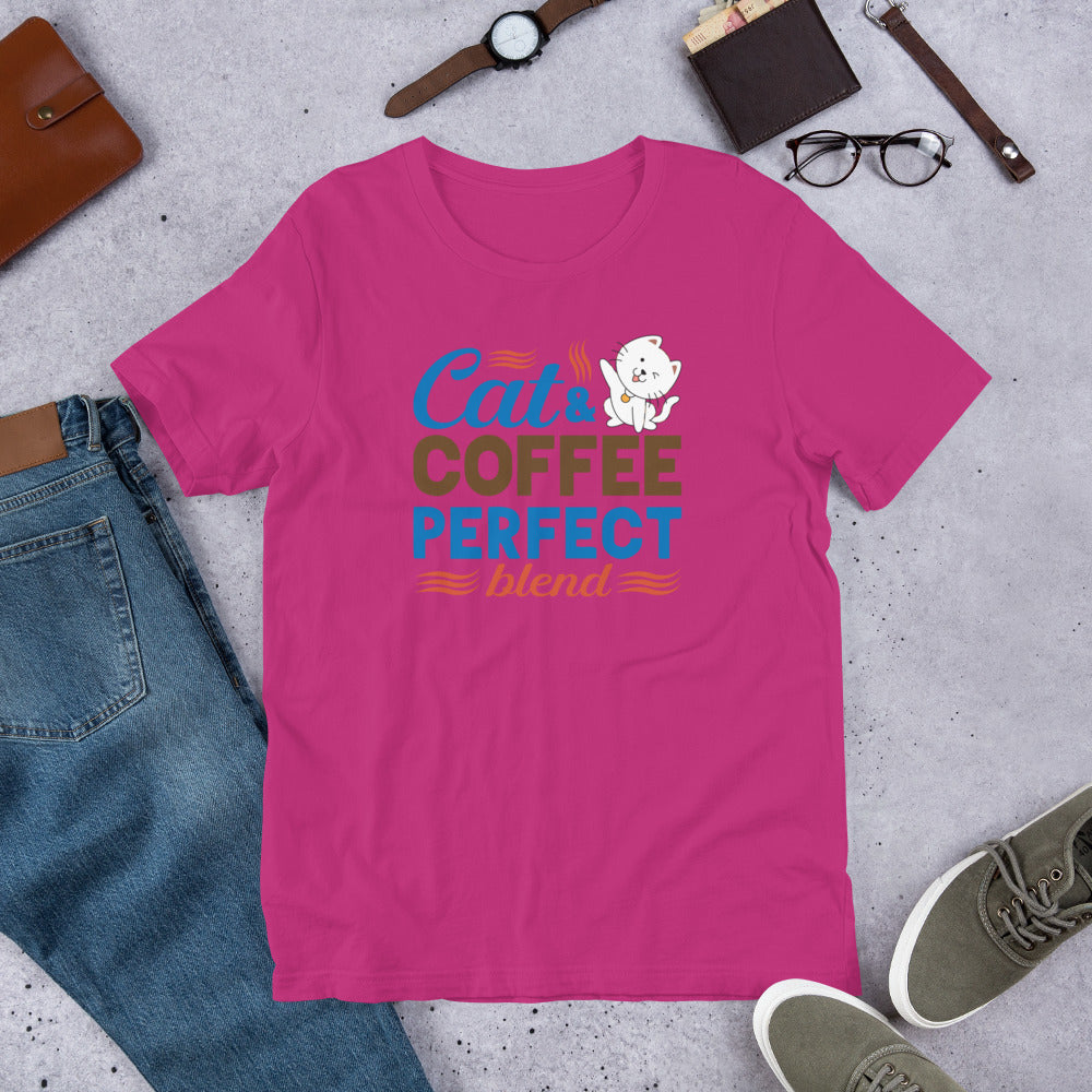 Cat & Coffee Perfect Blend - T-Shirt