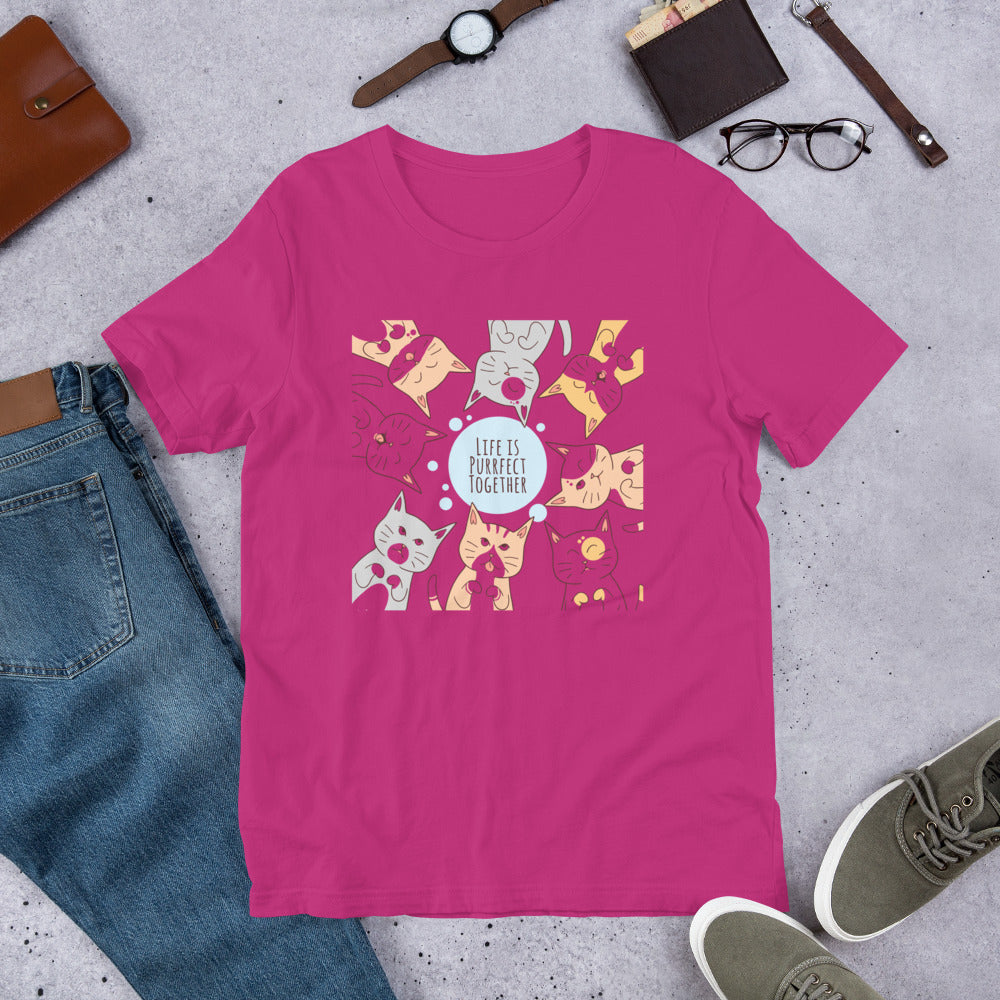 Life Is Purrfect Together - T-Shirt