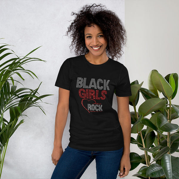 Black Girls Rock (bling) - T-Shirt - Happy Tees Design
