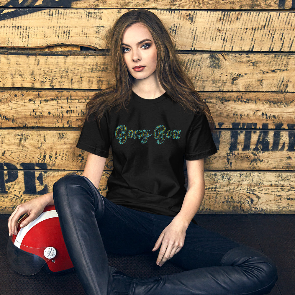 Bossy Boss (bling) - T-Shirt