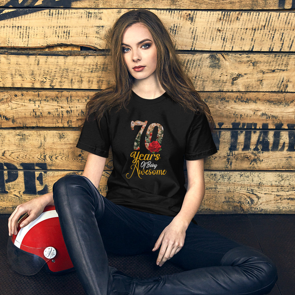 70 Years Of Being Awesome - T-Shirt