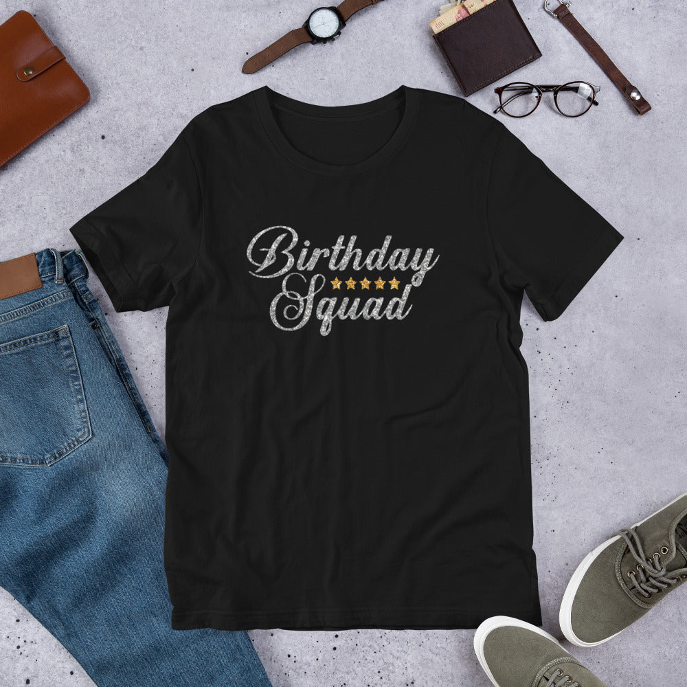 Birthday Squad (silver) - T-Shirt