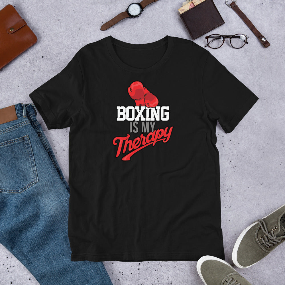 Boxing Is My Therapy - T-Shirt