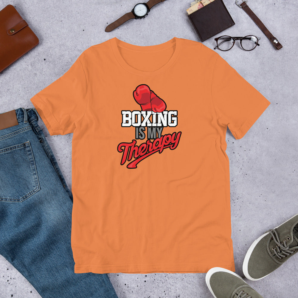 Boxing Is My Therapy - T-Shirt