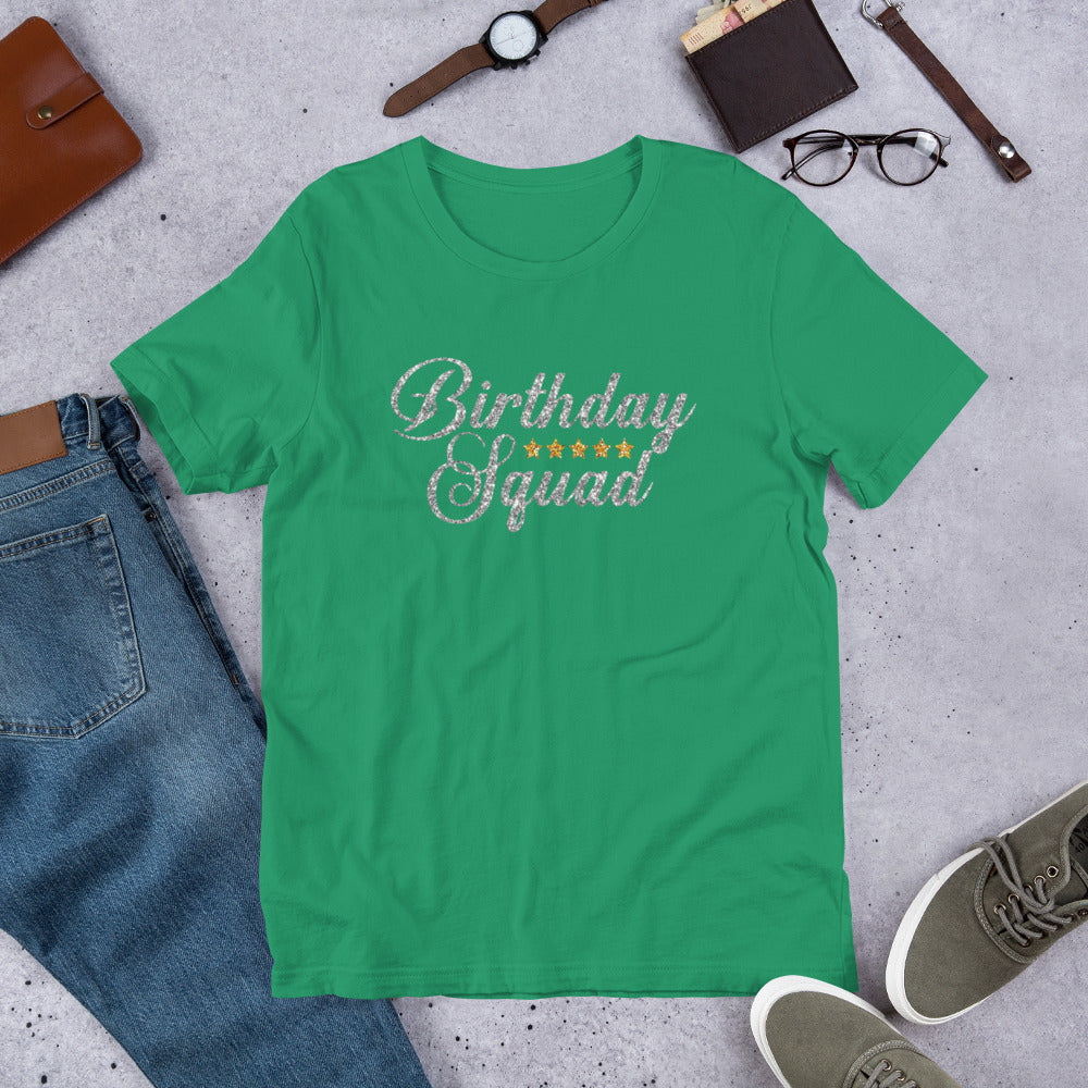 Birthday Squad (silver) - T-Shirt