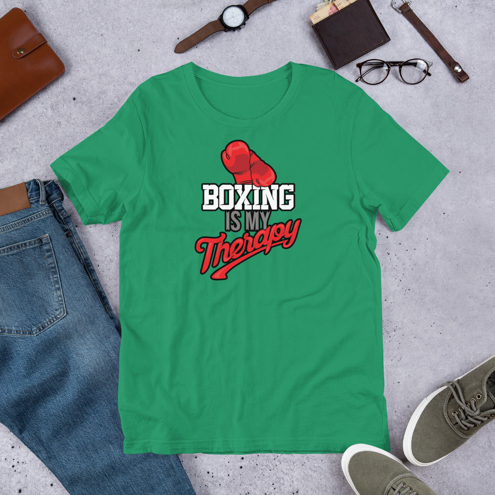 Boxing Is My Therapy - T-Shirt