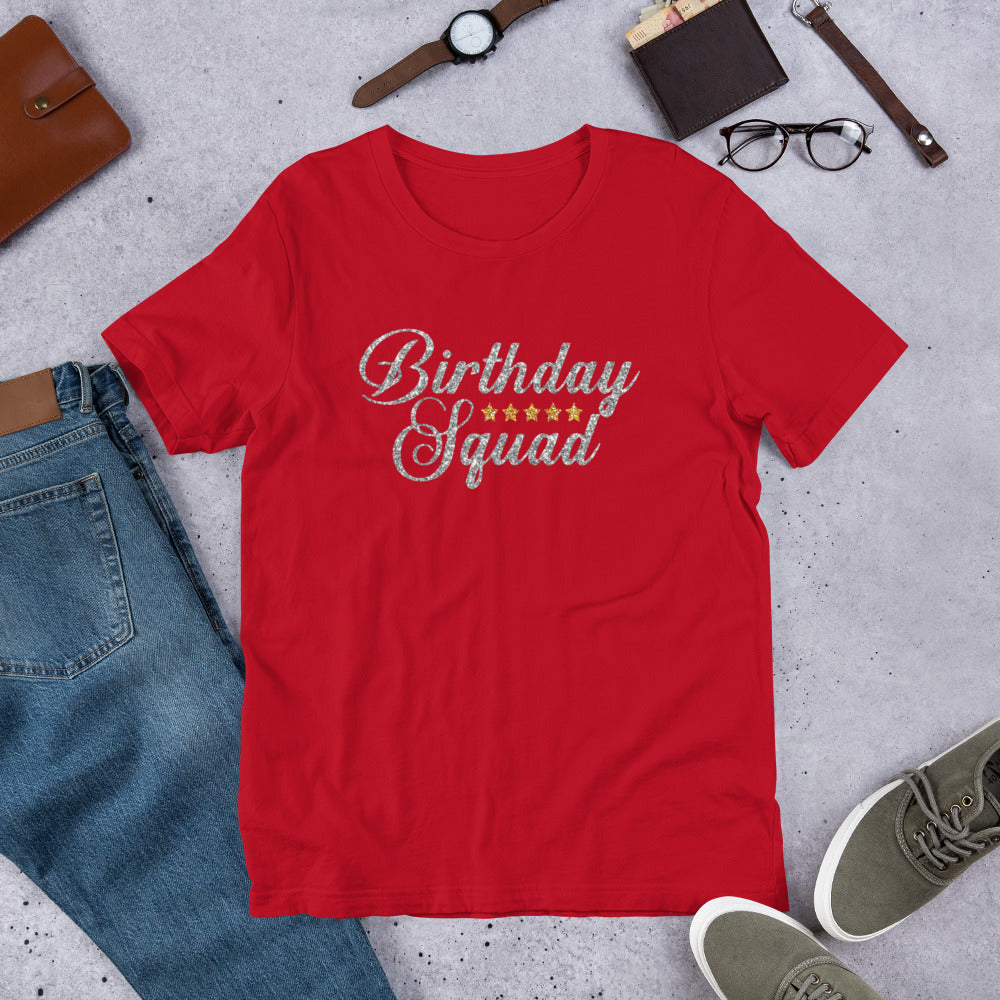 Birthday Squad (silver) - T-Shirt