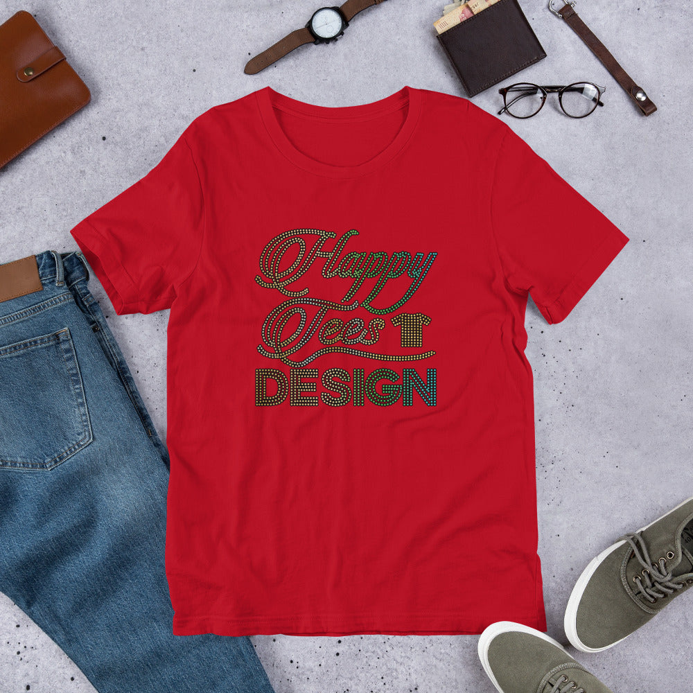 Happy Tees Design (bling) - T-Shirt