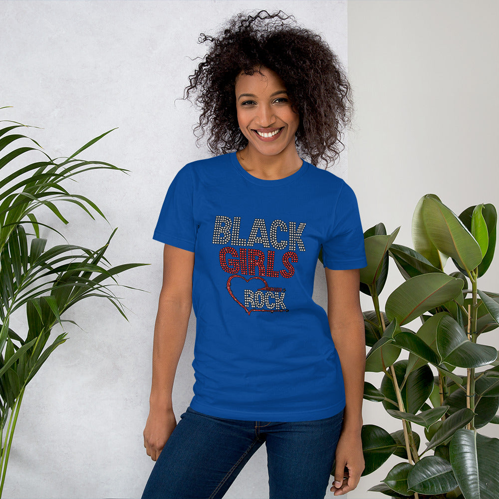 Black Girls Rock (bling) - T-Shirt - Happy Tees Design