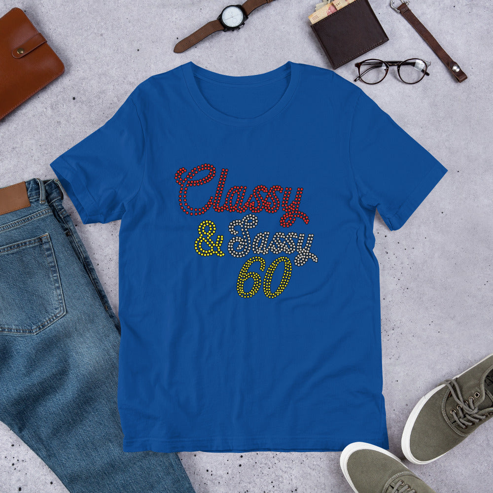 Classy & Sassy 60 (bling) - T-Shirt