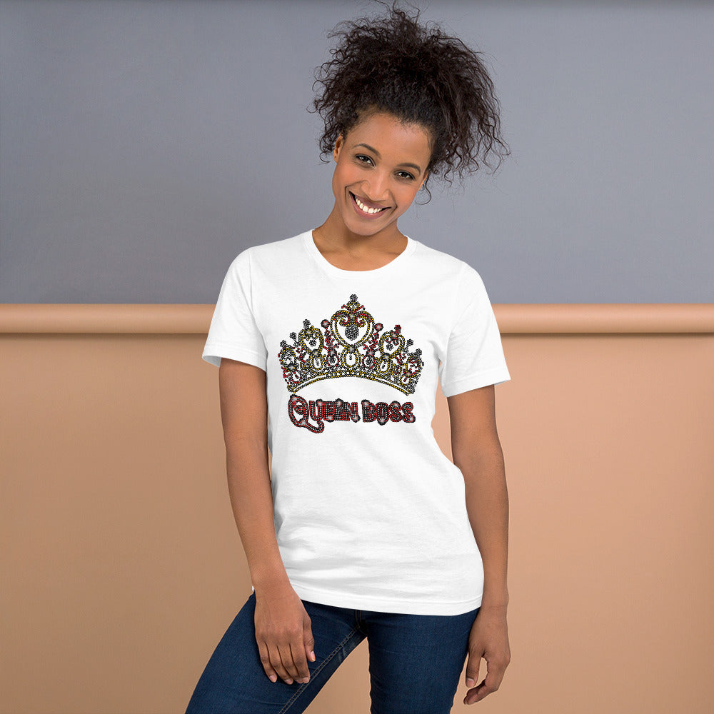 Queen Boss (bling) - T-Shirt