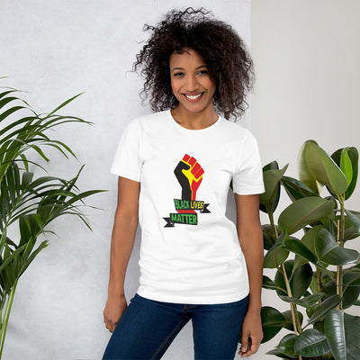 Black Lives Matter (fist) - T-Shirt