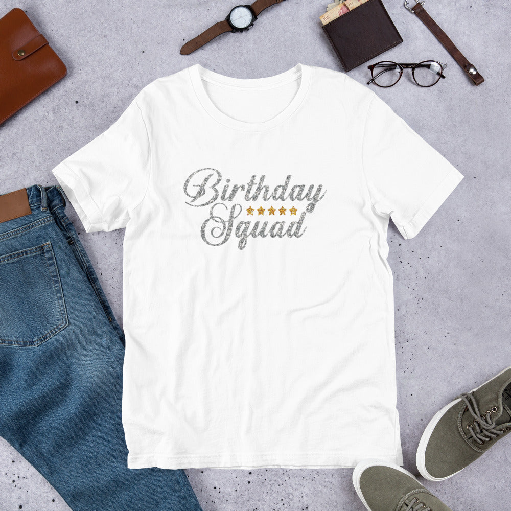 Birthday Squad (silver) - T-Shirt