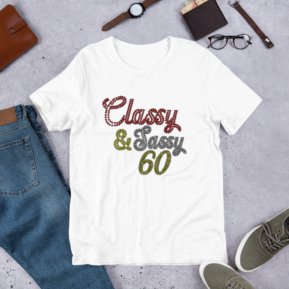 Classy & Sassy 60 (bling) - T-Shirt