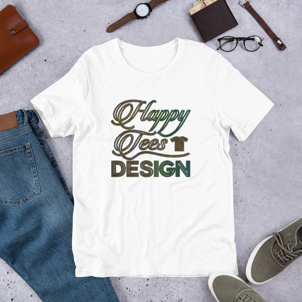 Happy Tees Design (bling) - T-Shirt