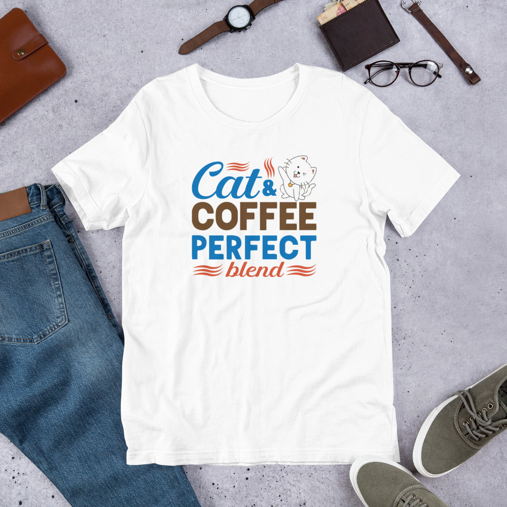 Cat & Coffee Perfect Blend - T-Shirt