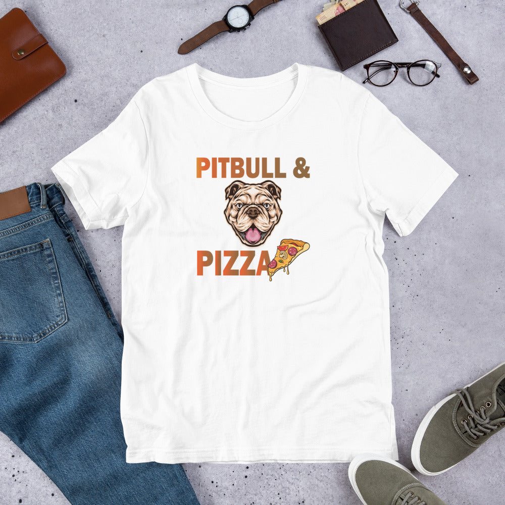 Pitbull & Pizza - T-Shirt