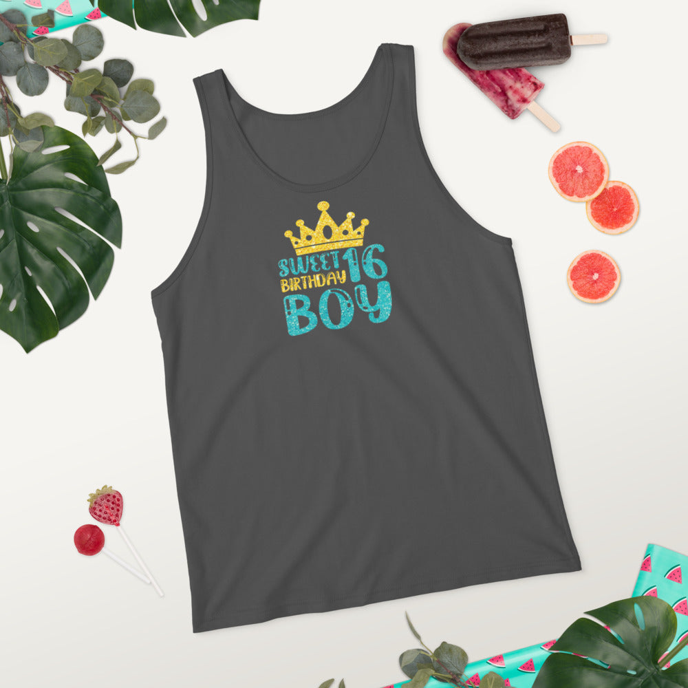 Sweet 16 Birthday Boy - Tank Top