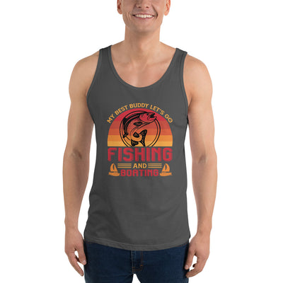 My Best Buddy Fishing And Boating - Tank Top