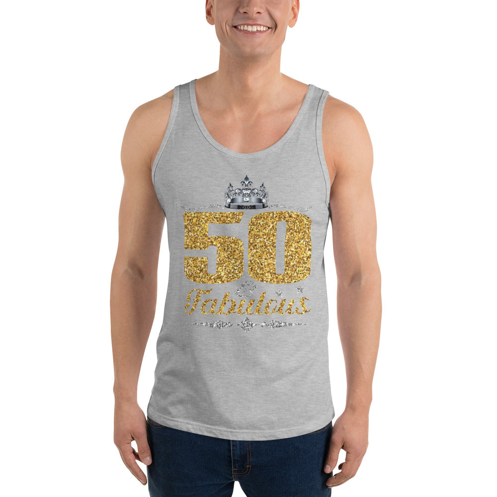 50 & Fabulous (gold)  - Tank Top