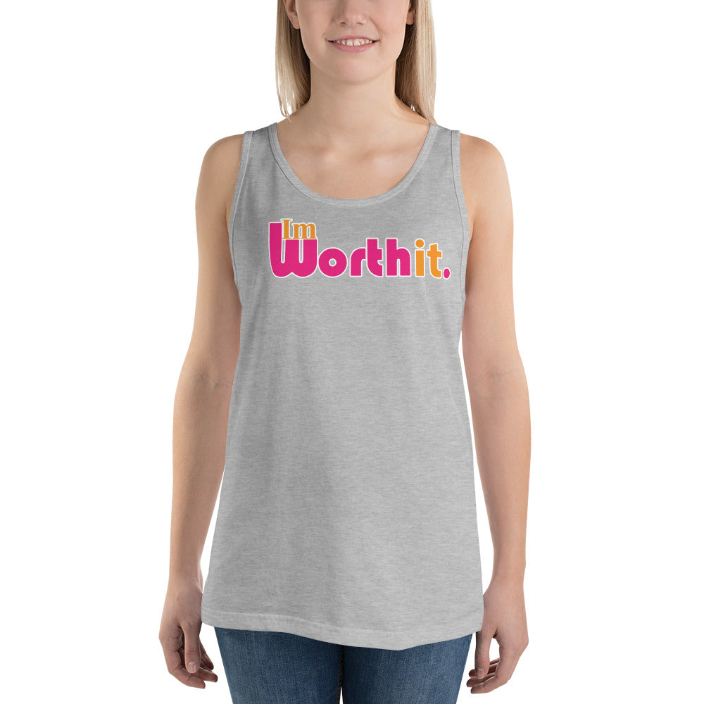 I'm Worth it. (pink) - Tank Top