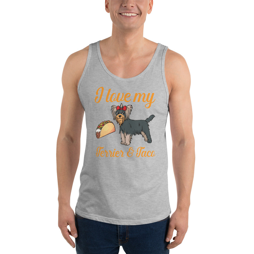 I Love My Terrier & Taco - Tank Top