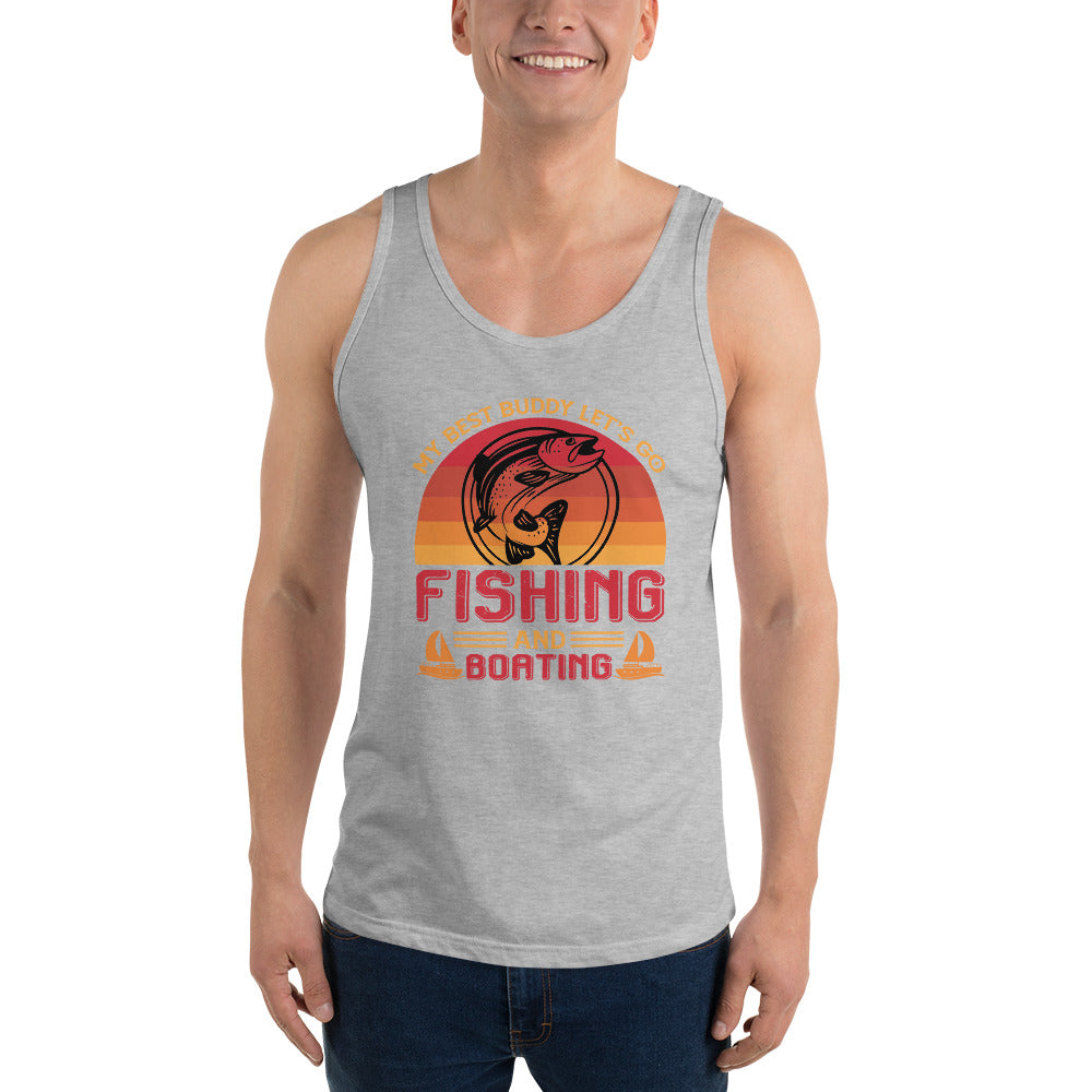 My Best Buddy Fishing And Boating - Tank Top