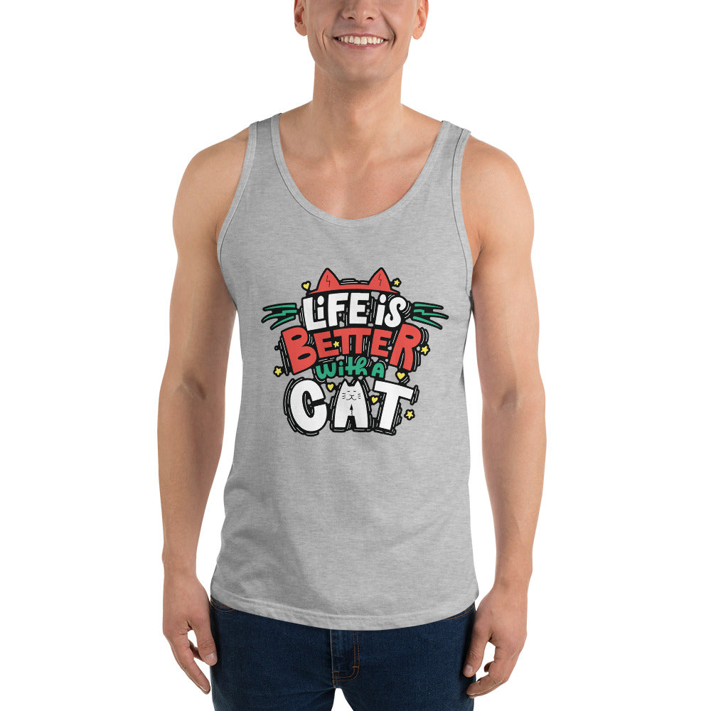 Life Is Better With A Cat - Tank Top