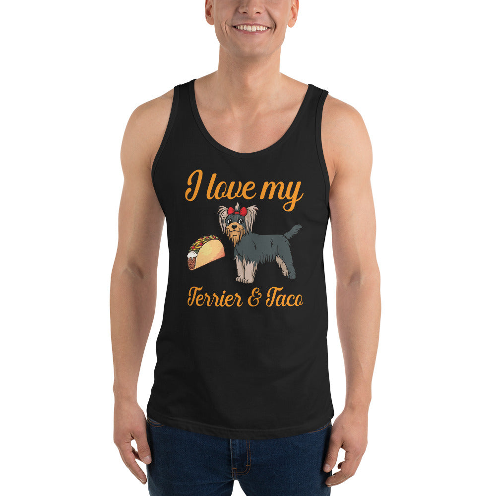 I Love My Terrier & Taco - Tank Top