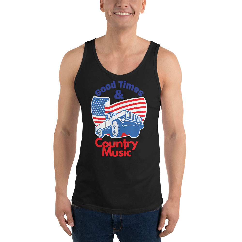 Good Times And Country Music - Tank Top