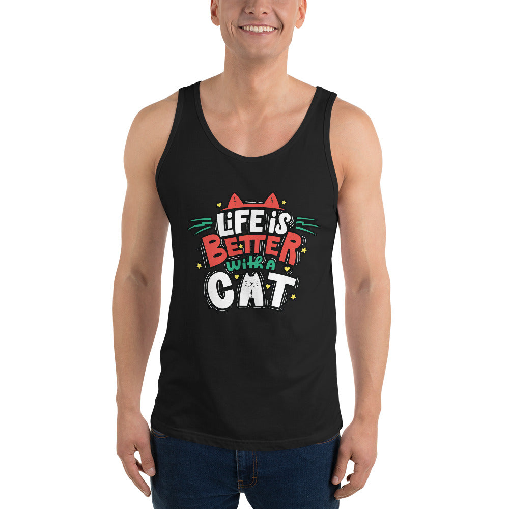 Life Is Better With A Cat - Tank Top