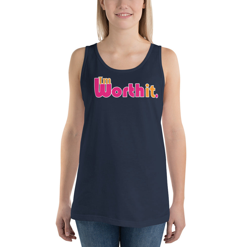 I'm Worth it. (pink) - Tank Top