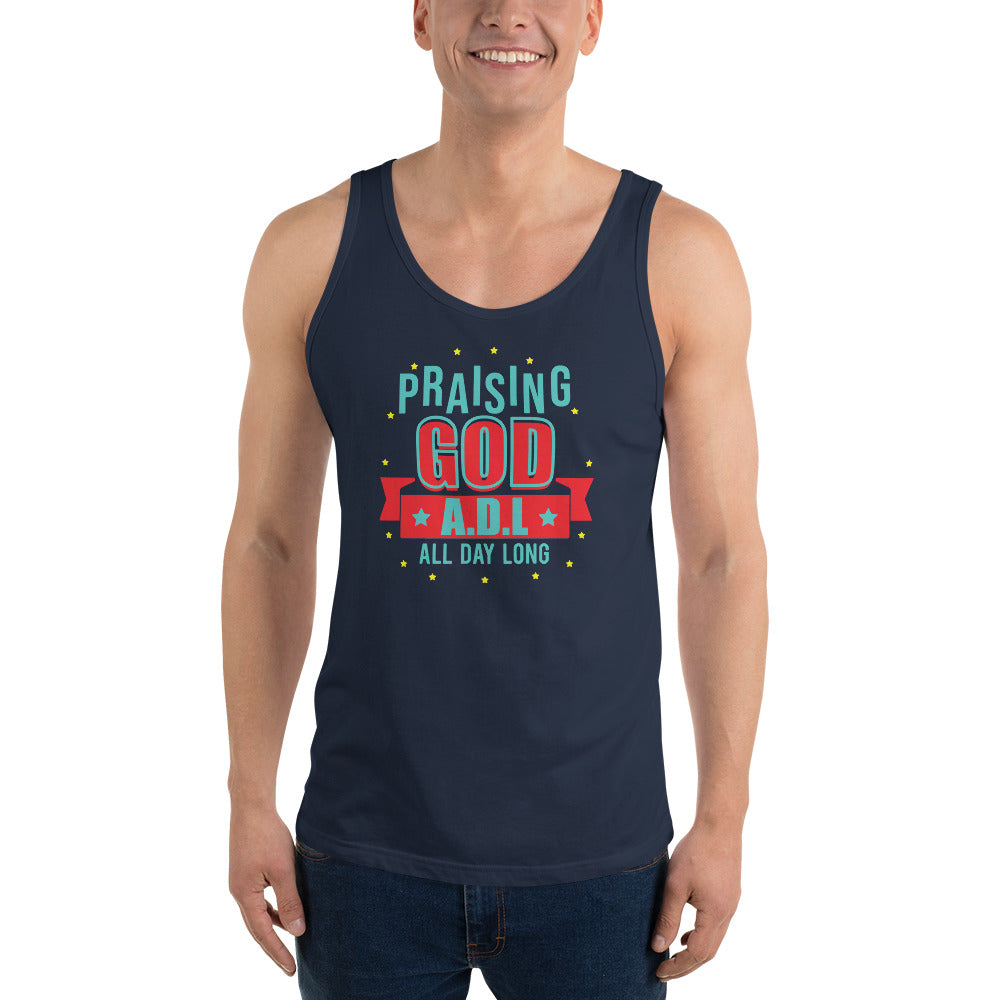 Praising God All Day Long - Tank Top