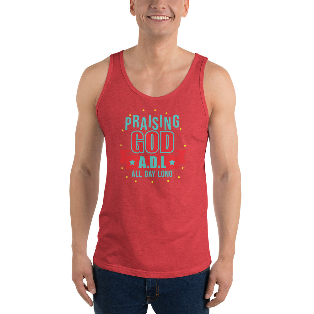 Praising God All Day Long - Tank Top