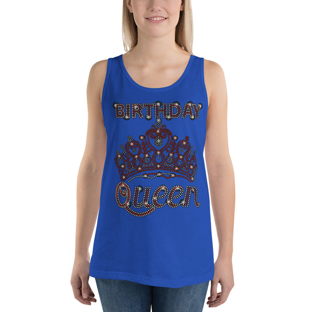 Birthday Queen (bling) - Tank Top