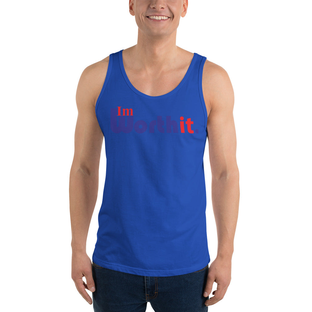 I'm Worth It. (blue) - Tank Top