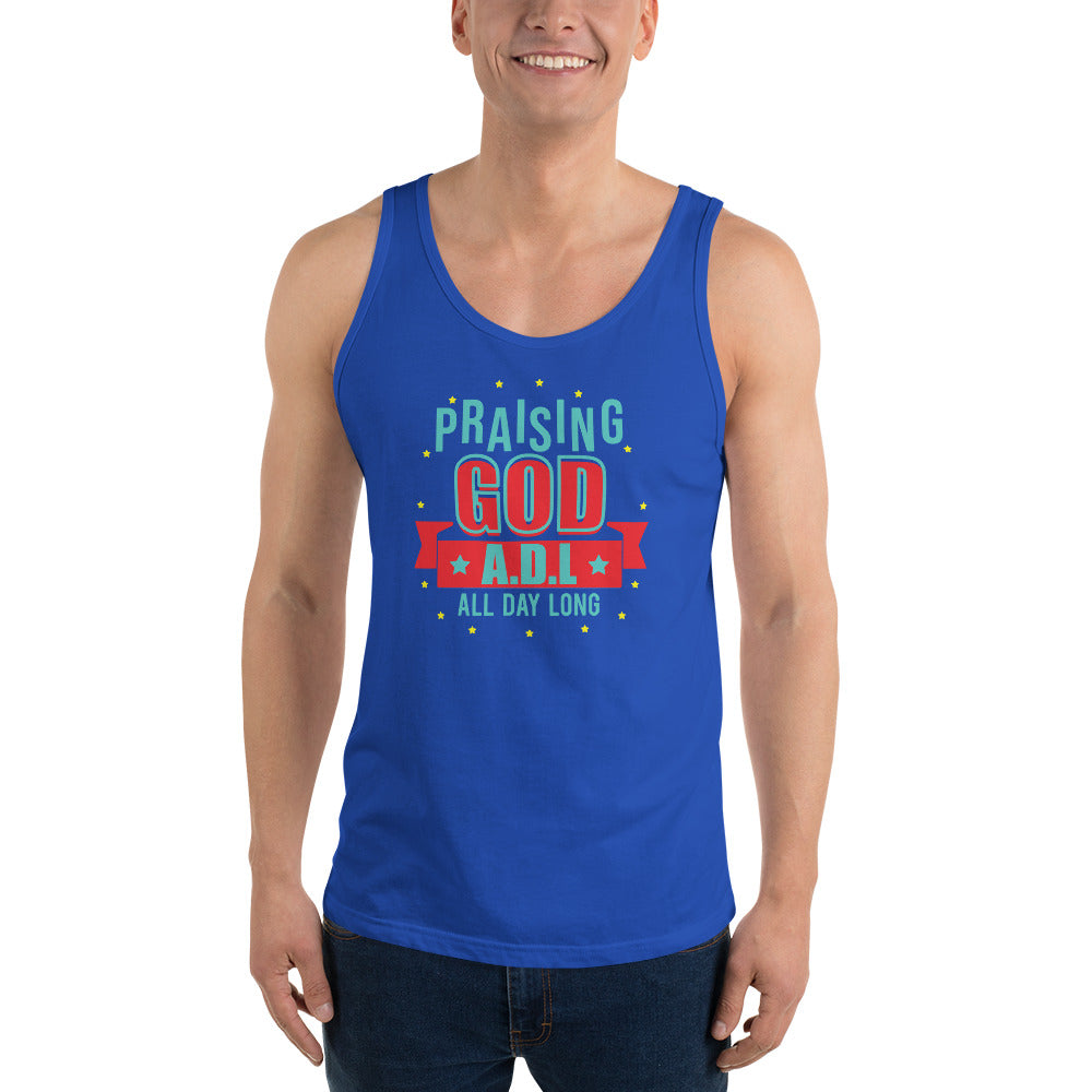 Praising God All Day Long - Tank Top