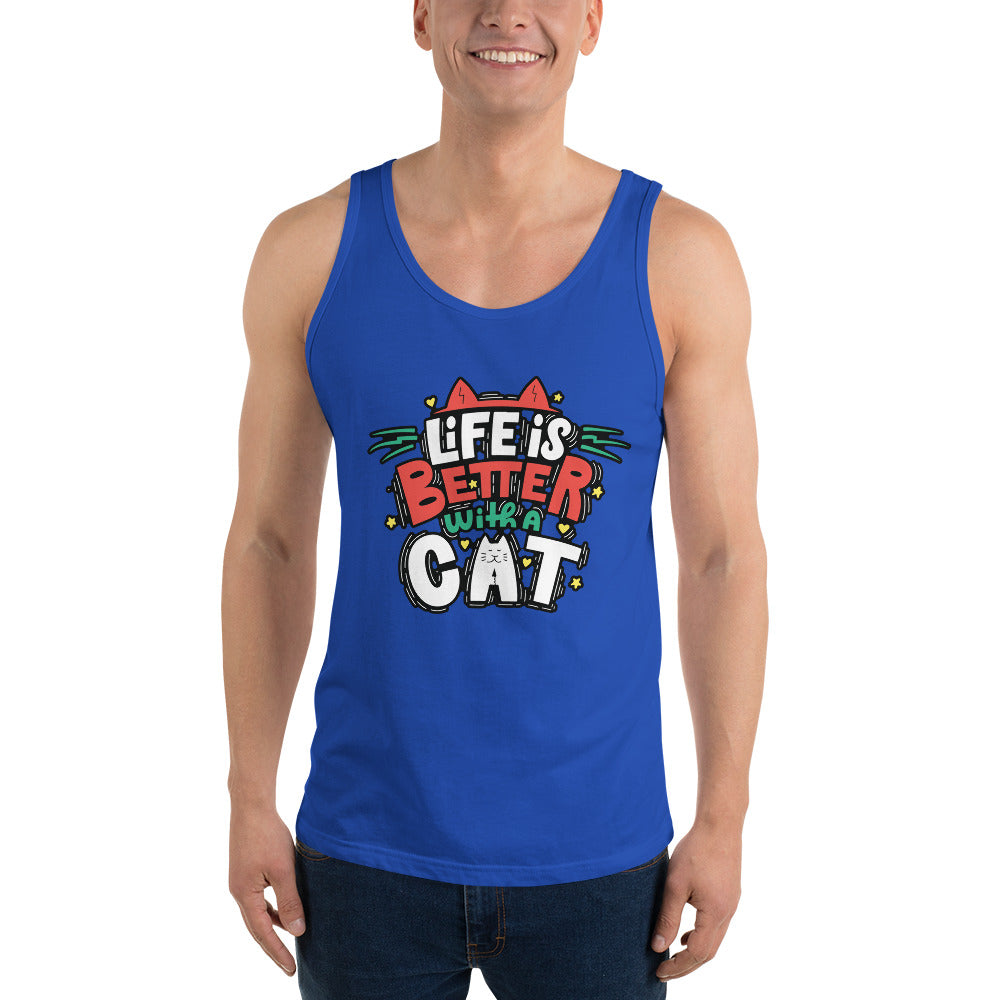 Life Is Better With A Cat - Tank Top