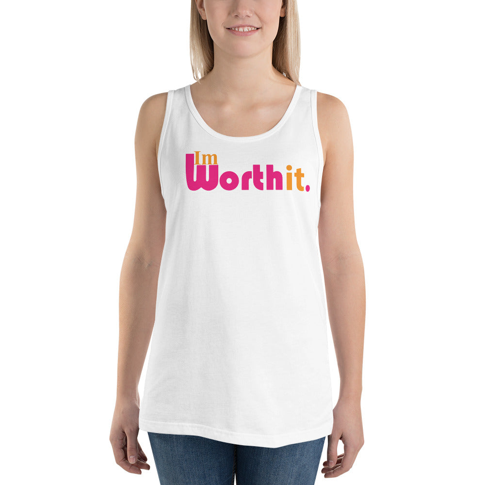 I'm Worth it. (pink) - Tank Top