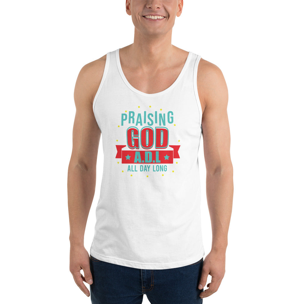 Praising God All Day Long - Tank Top