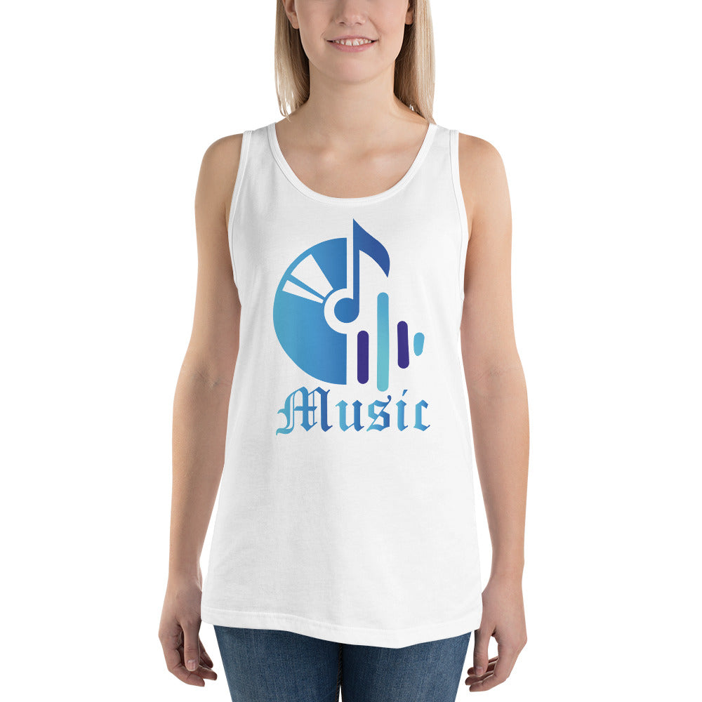 Music (blue) - Tank Top