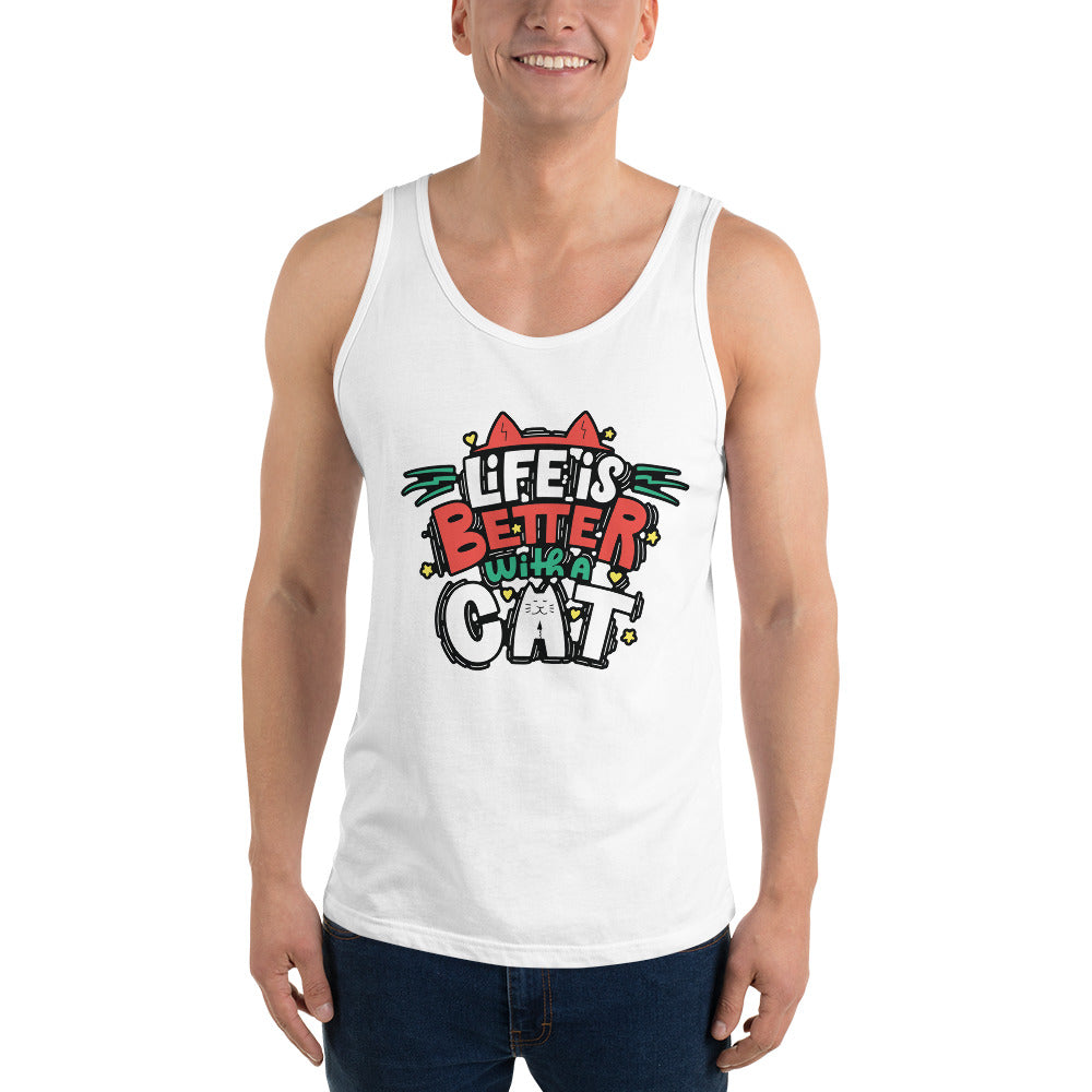 Life Is Better With A Cat - Tank Top