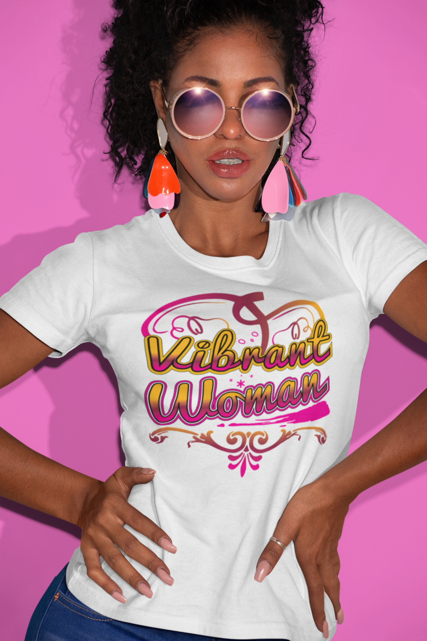 Vibrant Woman  - T-Shirt