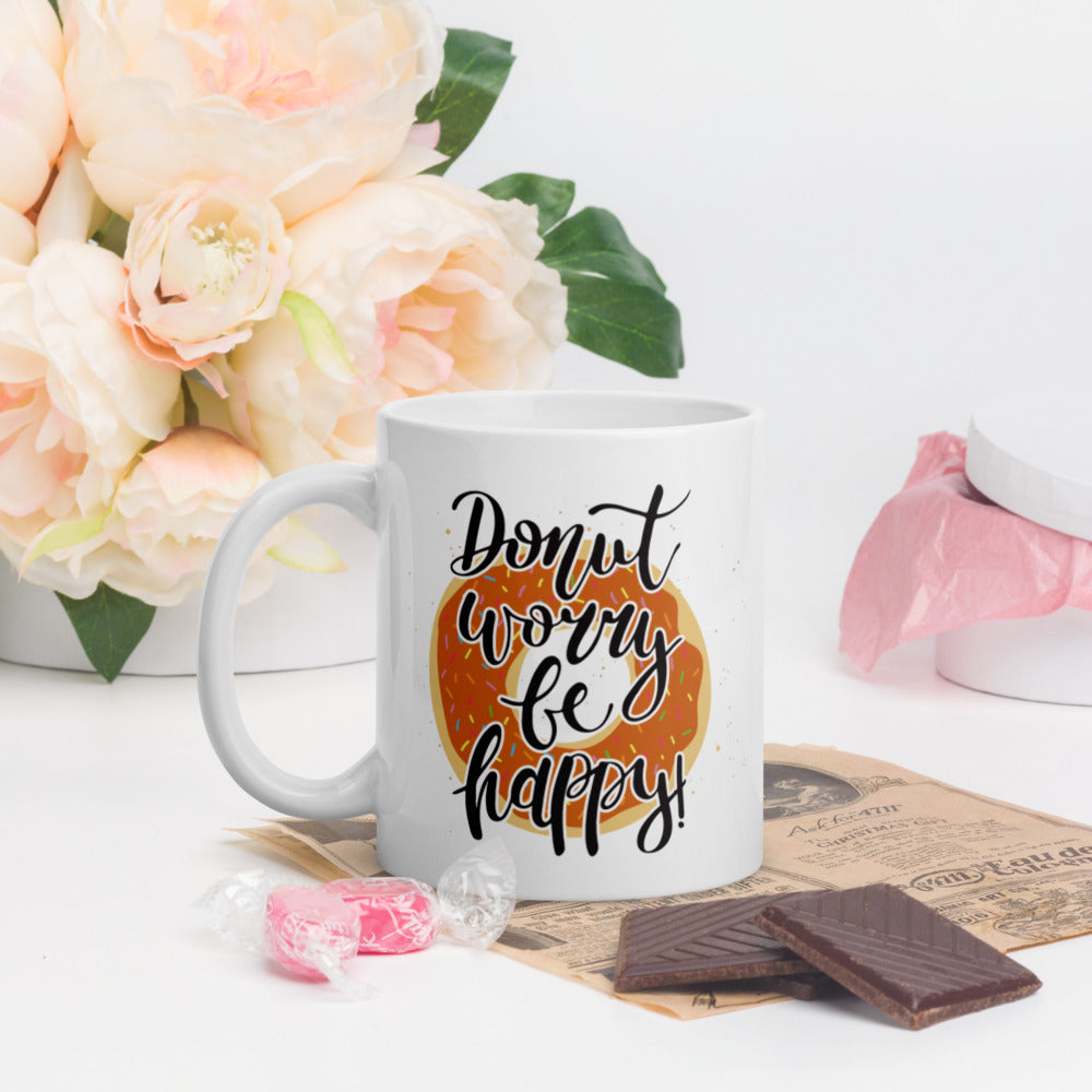 Don't Worry Be Happy (brown)  - Mug