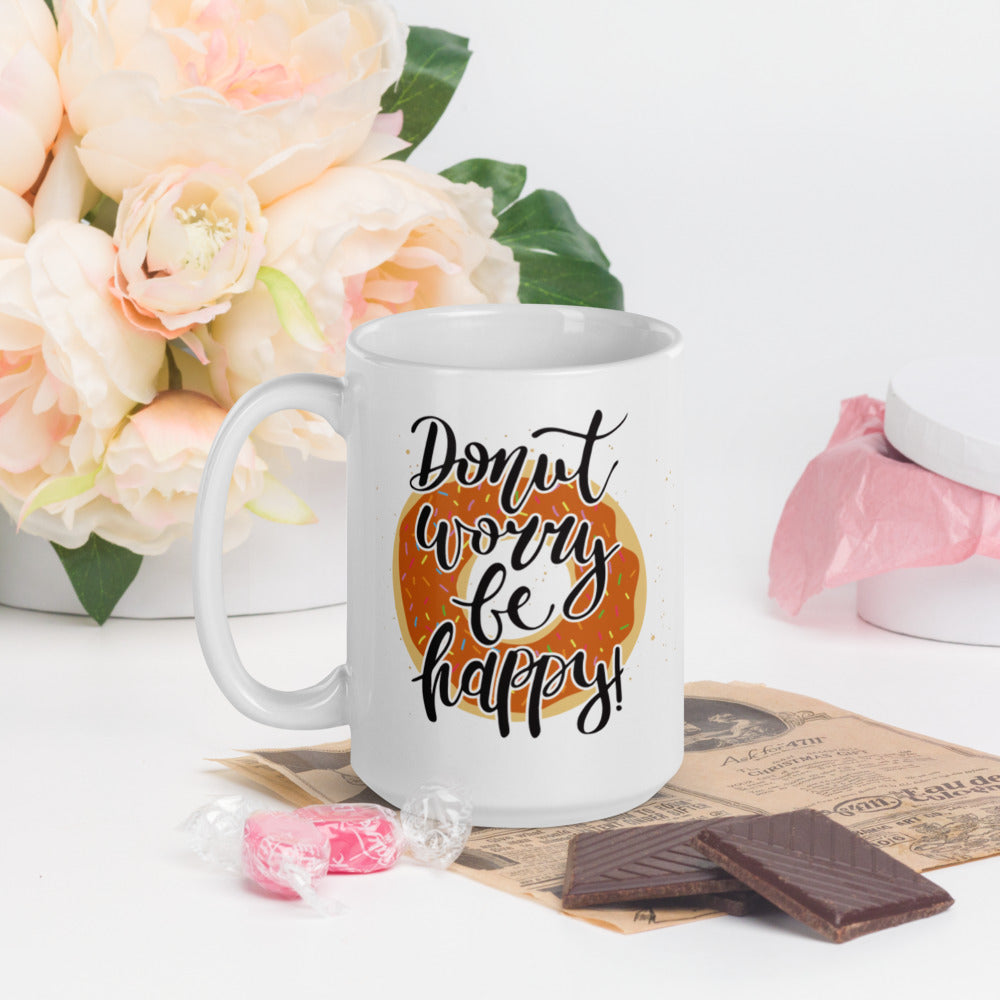 Don't Worry Be Happy (brown)  - Mug